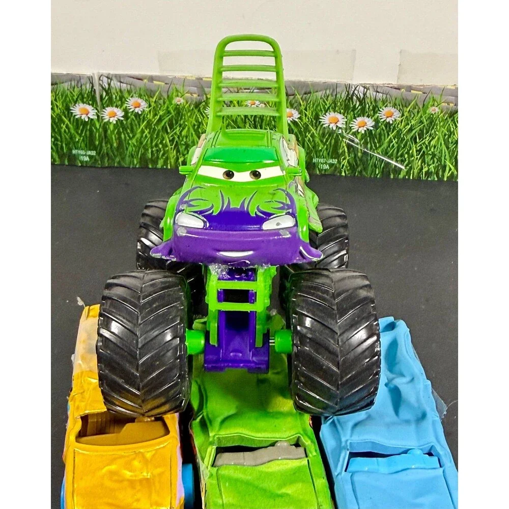 Disney Pixar Cars Custom Monster Truck Wingo Monster Jam 1:64 See Photos
